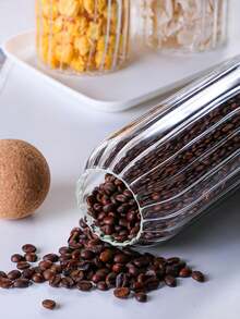 Home Kitchen Appliances Accessories Gadgets Tools Christmas Kitchen Stuff Cooking Christmas - Ball Striped Glass Jar - View 6