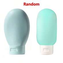 1 件/3 件套旅行瓶套装，60ML 旅行瓶和容器，小型迷你空塑料挤压瓶，用于旅行洗漱用品、洗发水和护发素，便携式防漏可再填充挤压化妆品飞机必备洗发水护发素身体乳液沐浴露家居浴室装饰夏季 - 彩色 - 查看 14