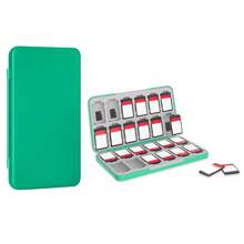 24-Slot Game Card Case & 24-Slot Micro SD Card Holder Case Compatible With Switch, Switch Lite, OLED - Multicolor - View 11