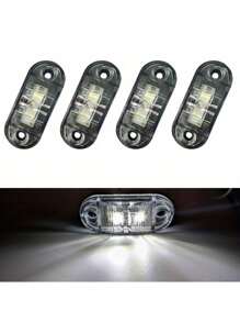 4pcs Truck LED Side Marker Lights 2LED Turn Signal Lights Yellow Blue White Green Red Car Warning Lights Tail Lights ﻿ - 4pcs - View 14
