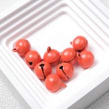 12 Pieces 13.5mm Assorted Colors Jingle Bells,Metal Round Bells,Pet Bell,Craft Bells,Small Bells DIY Bracelet Anklets Necklace Knitting Jewelry Making, Colored Christmas Bells For Christmas Wind Chimes,Holiday Home Party Decoration - Bell - View 5