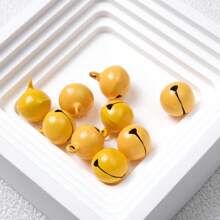 12 Pieces 13.5mm Assorted Colors Jingle Bells,Metal Round Bells,Pet Bell,Craft Bells,Small Bells DIY Bracelet Anklets Necklace Knitting Jewelry Making, Colored Christmas Bells For Christmas Wind Chimes,Holiday Home Party Decoration - Bell - View 7