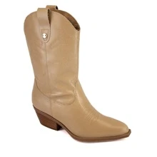 Bottero Women's Western Cowboy Boot 346301 - Beige - View 2
