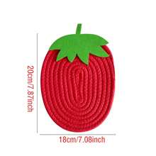 Hitzefeste Untersetzer Erdbeere Kürbis süße Frucht Serie, rutschfeste Untersetzer & Topflappen, Halloween Geschenke