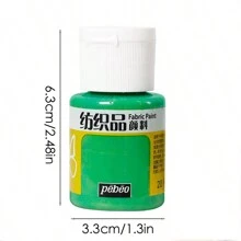 1 件织物颜料 1 瓶，0.98 盎司，用于衣服永久性，专业纺织颜料套装，色彩鲜艳，适用于艺术家和工匠，T 恤、鞋子、牛仔裤、帆布包、DIY 项目手绘亲子服装 T 恤的艺术工具 - 29ml/0.98oz - 查看 6