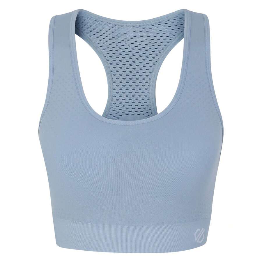 Dare 2B Womens/Ladies Dont Sweat It Sports Bra (Rainwashed Blue) - Wander Blue - View 1