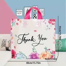 50 件，全新感谢礼品袋，爆炸性塑料手提袋，服装店购物袋，小型企业用品，促销，购物袋，派对袋，婚礼生日派对礼品袋，工艺手提袋，派对礼品，生日装饰，派对礼品装饰 - 彩色 - 查看 6