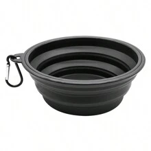 2pcs Silicone Collapsible Pet Bowl, Dog Food Water Bowl, Anti-Spill Pet Feeding Bowl, Pet Supplies
