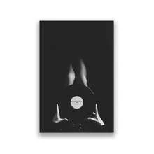 1 件复古音乐墙壁艺术黑白黑胶唱片照片海报帆布画印刷音乐家礼物音乐工作室装饰画，无框架 - 彩色 - 查看 18