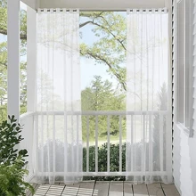 1Panels Perforated Solid Color Terylene Waterproof Window Screen Outdoor Balcony And Pavilion Shading And Rainproof Decoration Curtains - Multicolor - View 9