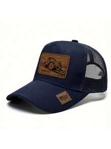 1 件农场特色拖拉机图案，时尚户外棒球帽款式，适合户外探险和农场体验 - 卡車豐收棒球帽 - 查看 9