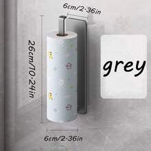 Paper Towel Holder - Self-Adhesive Or Drilling, Wall Mounted Paper Towel Rack For Kitchen, Kitchen Roll Holder Under Cabinet - Multicolor - View 4