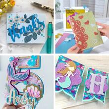 Papier cartonné à paillettes auto-adhésif, feuilles de paillettes de qualité supérieure pour l'artisanat, les projets artistiques et les décorations de fête, 10 pièces