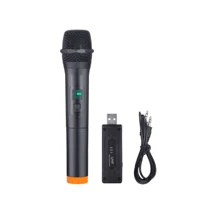 Uhf Rechargeable Dynamic Professional Dual Wireless Microphones For Karaoke - Đen và trắng - Xem 3