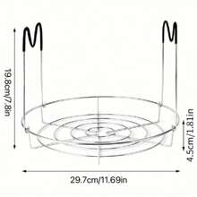 1pc Rack Canning Rack Stainless Steel Steamer Canning Jar Rack Canner Rack Canning Supplies Kit For Regular Wide Mouth Mason Jars And Ball Jars Kitchen Organizers And Storage Kitchen Accessories Seafood Boil - Multicolor - View 7