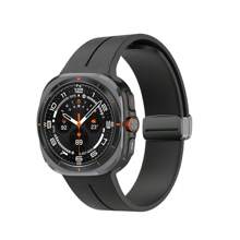 磁性硅胶表带与三星 Galaxy Watch 7 Ultra 47 毫米配件兼容运动硅胶腰带手链与三星 Galaxy Watch Ultra 表带 47 毫米兼容 - 彩色 - 查看 12
