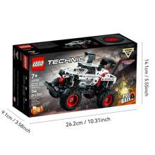LEGO Technic Monster Jam Monster Mutt Dalmatian , 2in1 Pull Back Racing Toys , Birthday Gift Idea , DIY Building Cottage House Toy , Monster Truck Toy For Kids , Summer Toy For Boys And Girls 7-11 , 42150 ,Christmas Gift ,Girl Gift Idea ,Christmas Gifts For Boys ,Technically