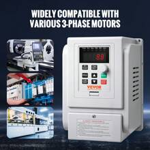 VFD 4KW,18A,5HP Variable Frequency Drive For 3-Phase Motor Speed Control - 白色 - 查看 6