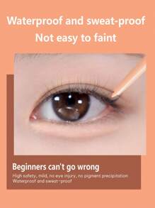 Bbia 防水防晕眼线凝胶笔眼线液笔枕形铅笔下眼线液哑光霜状提亮下眼线液和铅笔蜡笔去眼袋防皱防晕染持久高光日常彩妆 - 15 象牙米色 - 查看 4