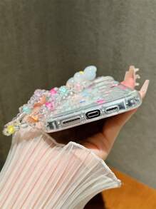 带挂绳的 Apple Airbag 透明手机壳适用于 14，简约柔软 TPU 防摔手机壳适用于 13 Pro Max/12/11 防水防震防刮 - 彩色 - 查看 5