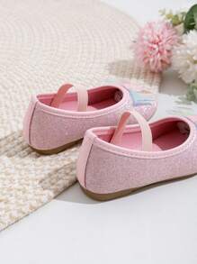 Children New Style Princess Bow Flats Colorful Rainbow Cute Comfortable Shoes