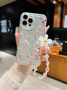 带挂绳的 Apple Airbag 透明手机壳适用于 14，简约柔软 TPU 防摔手机壳适用于 13 Pro Max/12/11 防水防震防刮 - 彩色 - 查看 3
