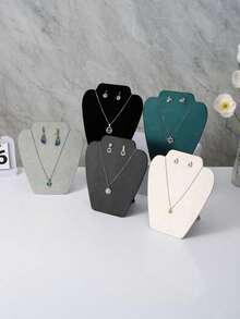 Foldable Necklace Bracelet Display Stand, Jewelry Organizer Rack For Necklaces, Earrings, Rings - Multicolor - View 2