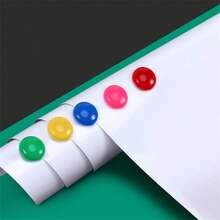 磁性白板贴纸卷 1 件套，PVC 干擦板粘性墙贴，适用于办公室、教育、艺术 - 45 厘米 X 60 厘米 & 45 厘米 X 100 厘米 & 60 厘米 X 120 厘米尺寸 - 白色