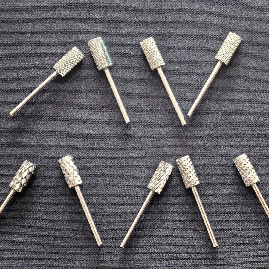 Professional Tungsten Nail Drill & Polishing Bits Kit Manicure