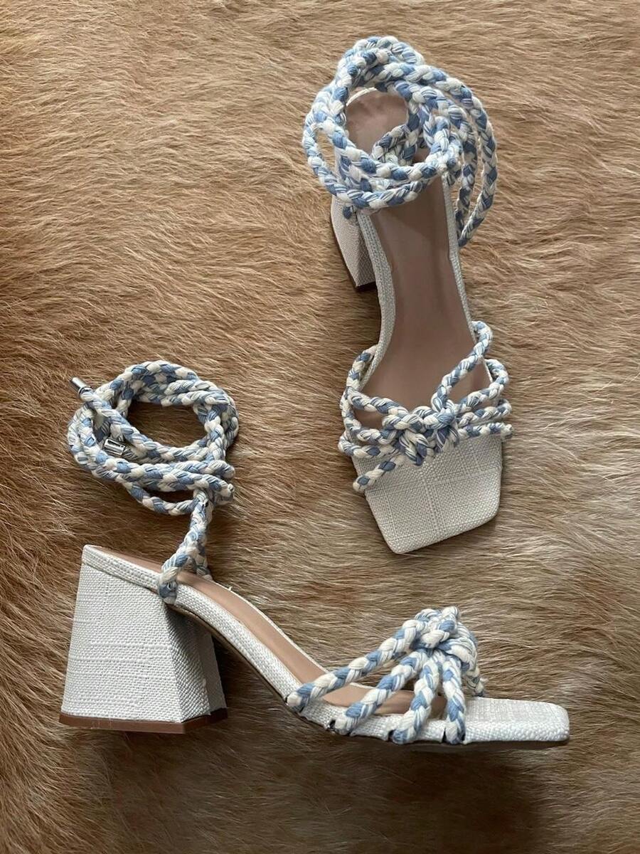San Francisco Cord Sandal - Màu xanh nhạt - Xem 1