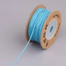 22 Yards Boutique Hand Rubbing  Golden Silk Thread 1.0mm Macrame Cord Bracelet Braided String DIY Tassels Beading Rope - Thread - View 15