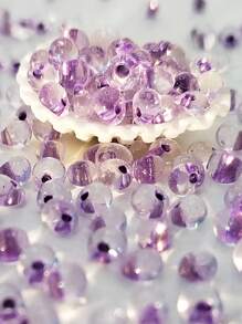 200/1000pcs 20 Colors Glass Seed Beads, Water Drop Shape, Jewelry Making Accessories For Bracelets Necklaces Rings, For French Embroidery