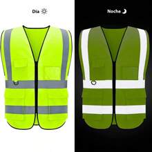 Vmingo Industrial Vest Reflective Firefighter 1 Piece - Green - View 3