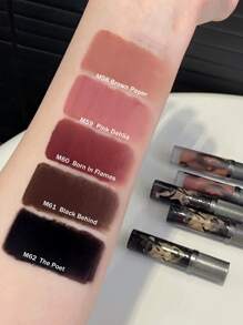 GIRLCULT Love Whisper 哑光唇釉 #M58 棕裸色 | 创新哑光转亮泽配方 | 丝绒般柔滑质地 | 3.8克（0.13盎司）唇膏，礼盒套装