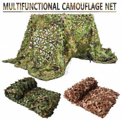 Multifunktionale Tarnnetze, Sommer Outdoorjagd Tarnnetz, Wald Tarnnetz Und Trainings-tarnnetz, Autoschutz-tarnnetz, Zelt Schatten Camping Sonnenschutz