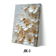 1 件，带框，各种不同的花卉墙壁艺术，油画风格海报印刷，家居装饰，适合客厅和卧室装饰画，可直接悬挂，11.8*15.7 英寸，帆布礼物生日毕业 - A - 查看 18