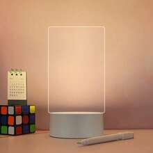 3D LED Writing Lamp Desk Lamp With Writing Pen - Blanco - Ver 4
