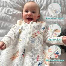 Lilbestie 1pc Baby Sleeping Bag, Wearable Blanket With Foot Pocket, Suitable For Toddlers And Infants - Multicolor - View 5
