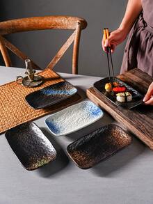 1 đĩa ăn tối phẳng bằng gốm 8 inch, phong cách Bắc Âu lấy cảm hứng từ phong cách cổ điển, đồ dùng trên bàn ăn cao cấp cho nhà hàng, khách sạn, quầy bar, nhà bếp, gia đình, lễ hội, tiệc tùng, sushi, bít tết, bánh quy, trái cây, đồ trưng bày trang trí quà tặng Giáng sinh - Nhiều màu - Xem 3