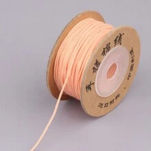 22 Yards Boutique Hand Rubbing  Golden Silk Thread 1.0mm Macrame Cord Bracelet Braided String DIY Tassels Beading Rope - Thread - View 17