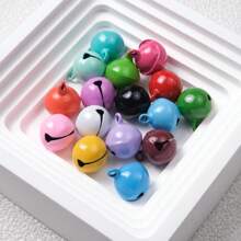 12 Pieces 13.5mm Assorted Colors Jingle Bells,Metal Round Bells,Pet Bell,Craft Bells,Small Bells DIY Bracelet Anklets Necklace Knitting Jewelry Making, Colored Christmas Bells For Christmas Wind Chimes,Holiday Home Party Decoration - Bell - View 21