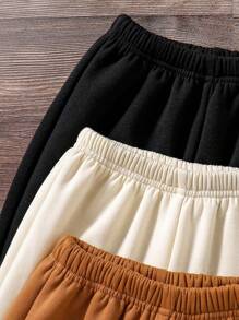 3pcs Tween Boys Printed Thermal Lined Active Pants Set - Multicolor - View 4