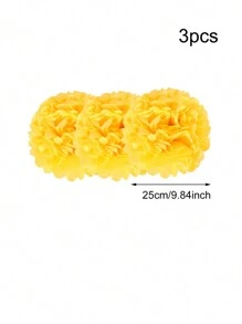 1 set/10 pièces, 10"8", 1 set=20 pièces, /6 pièces Boules de fleurs en papier créatives - Parfaites pour les fêtes d'anniversaire, les vacances et les artisanats - Petits cadeaux et fournitures pour les fêtes, décoration de scène de mariage et d'anniversaire européenne et américaine. Boules de fleurs en papier blanc, bleu, vert menthe, jaune. Fleurs en papier de soie Décorations de fête à suspendre pour mariage et anniversaire