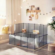 SONGMICS Playpen For Guinea Pigs - Grey - View 2