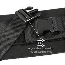 Hip Thrust Training Gear - Hip Thrust Band With Mat, Weighted Hip Thrust Belt For Glute Workout - Black - View 6