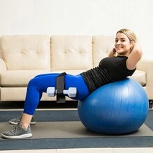 Hip Thrust Training Gear - Hip Thrust Band With Mat, Weighted Hip Thrust Belt For Glute Workout - Black - View 4