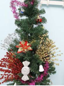 MEHELANY 100/50/10Pcs Christmas Berry Artificial Branches Christmas Tree Ornaments Fake Christmas Decorations For Home Glitter Sticks Fireplace Holiday Christmas Decorations DIY Decorations Home Table Wedding Bouquet, Garland, Wreath, Craft Accessories