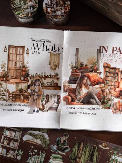 have a good day 1roll 2m Vintage Decorative Tapes For Scrapbooking, DIY Crafts, Holiday Gifts, Personalized Albums And School Supplies Back To School