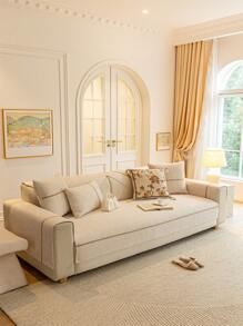1 Stück Chenille Jacquard Sofakissen, ein leichter Luxus, einfach und modisch Sofaüberzug, rutschfest, staubdicht, kratzfest, Schutz für das Sofa, geeignet für alle Jahreszeiten, passend für Schlafzimmer, Wohnzimmer und Arbeitszimmer.