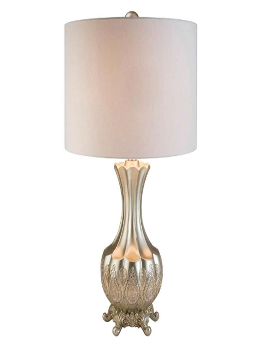 Ore International K-4199T 30 In. Royal Silver Mosaic Table Lamp | SHEIN USA